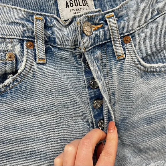 AGOLDE Parker Vintage Cut Off Short Size 24